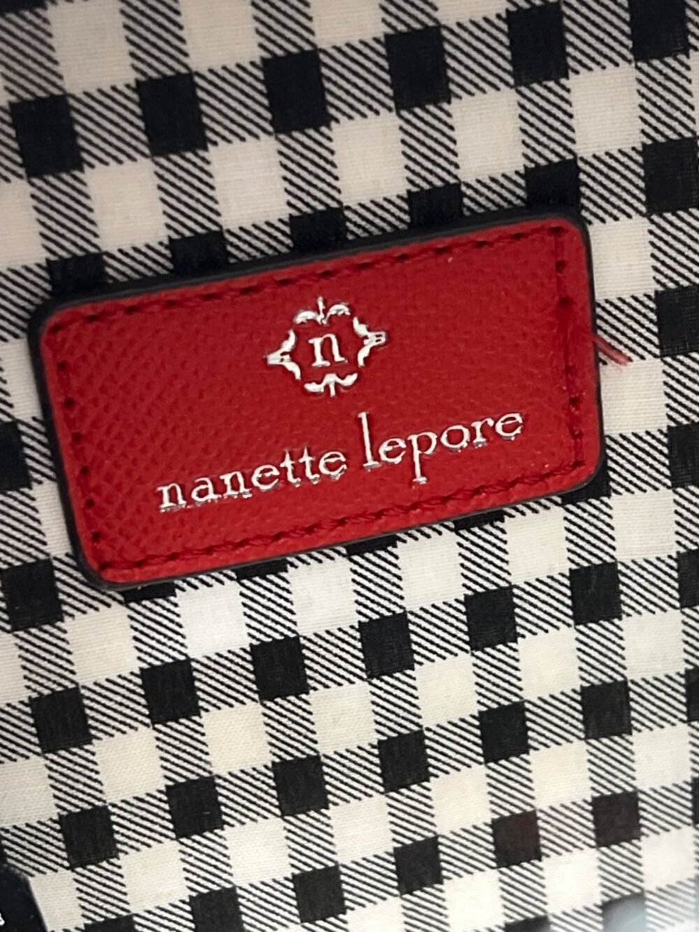 Nannette Lepore Red Crossbody Bag - Picture 6 of 8